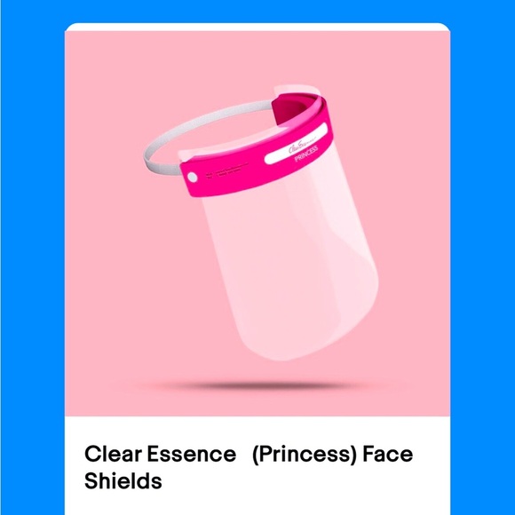 Clear Essence® (Princess) Face Shields - Picture 1 of 3